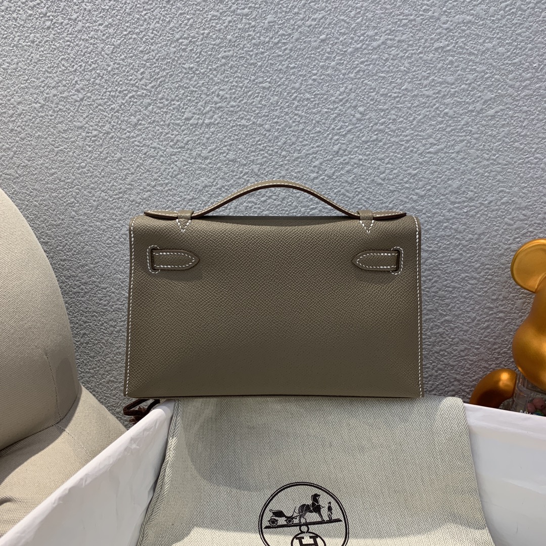 에르메스 미니 켈리백22 에토프 은장 앱송